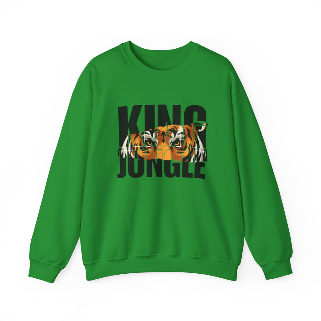 King of the Jungle Tiger Graphic Men's Premium Sweatshirt | The Fashion Studio Graphic Men's Premium Sweatshirt