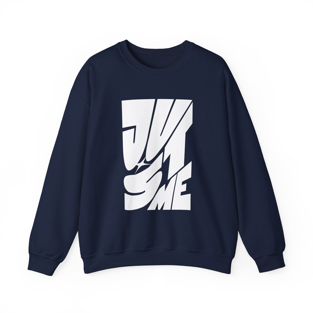 Just Me Typography Graphic Premium Men's Sweatshirt | The Fashion Studio Graphic Premium Men's Sweatshirt