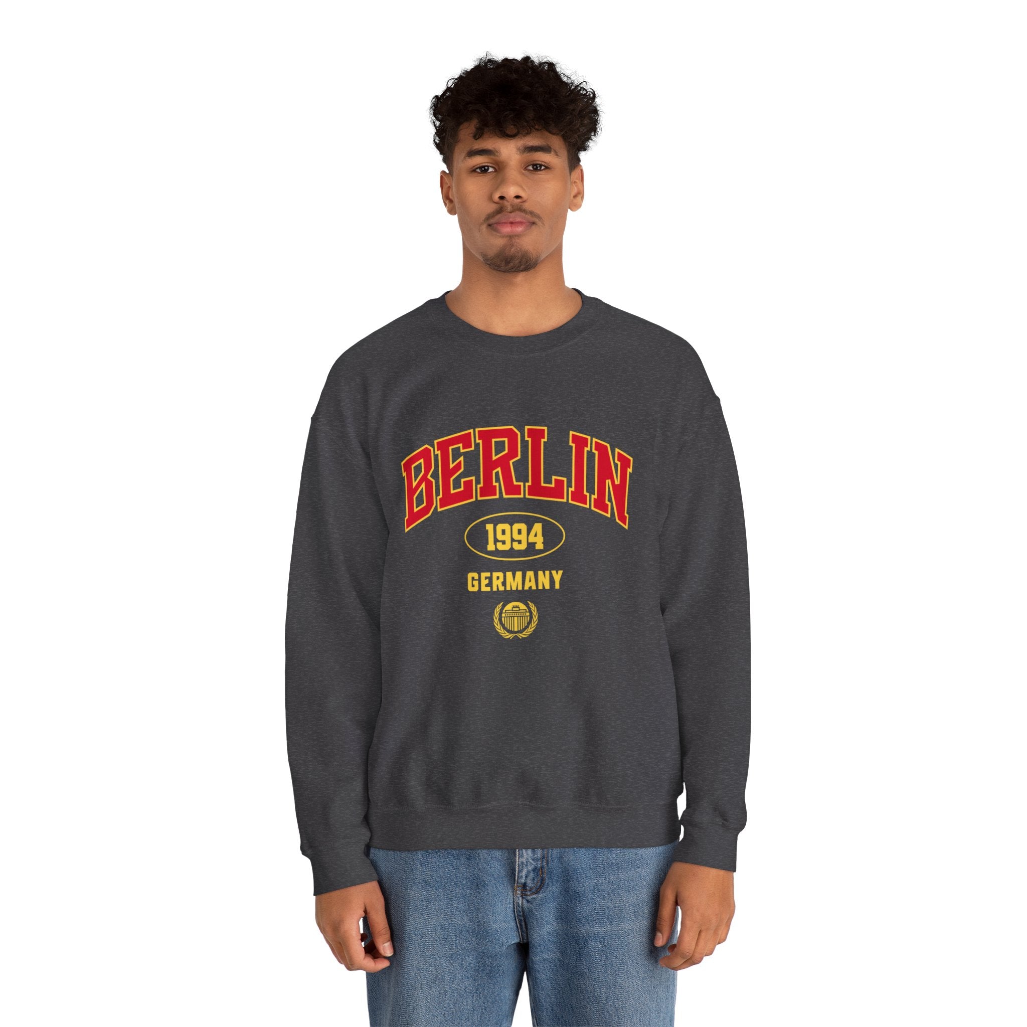 Berlin 1994 Vintage Graphic Premium Men's Sweatshirt | The Fashion Studio Graphic Premium Men's Sweatshirt