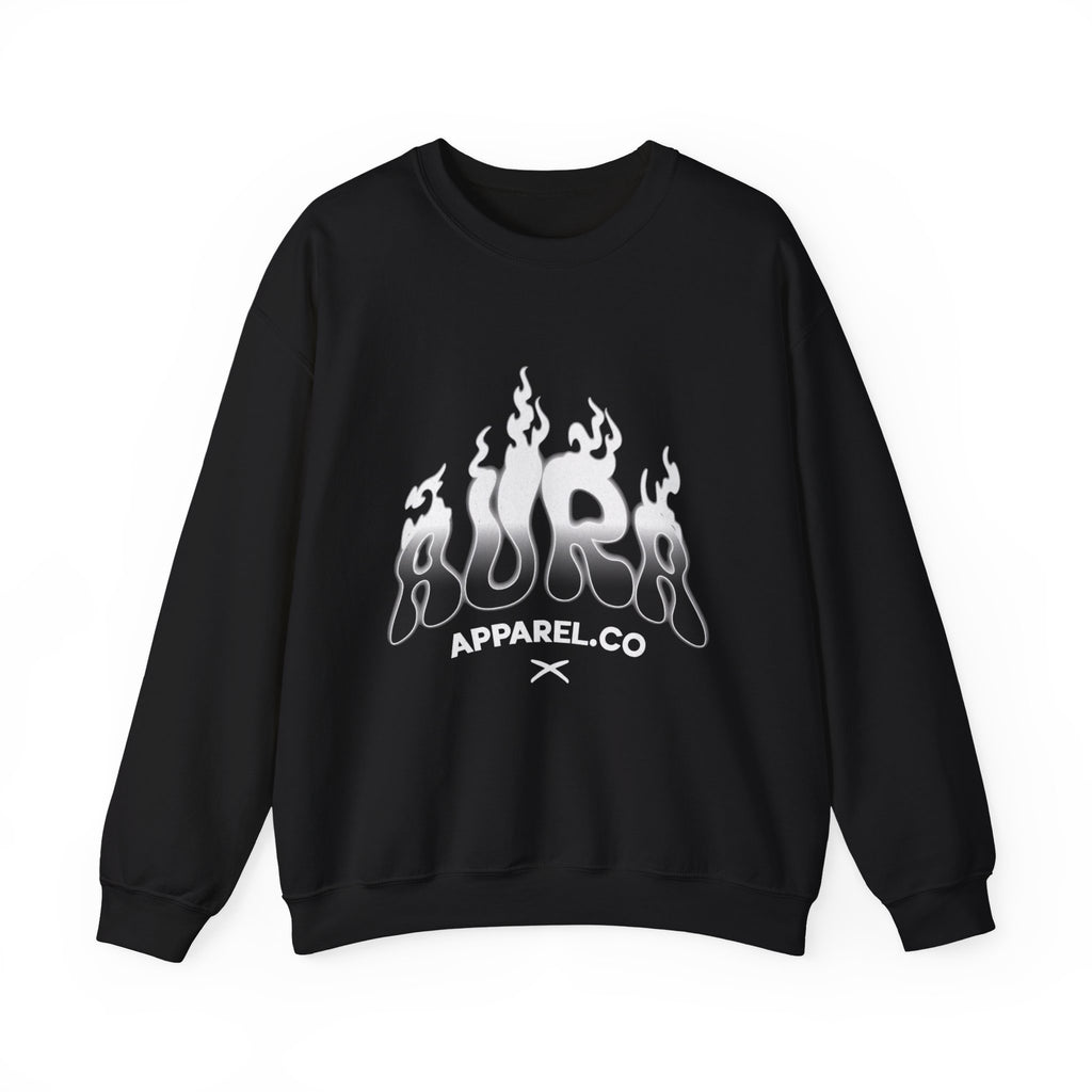 Aura Surf Flame Graphic Premium Men's Sweatshirt | The Fashion Studio Graphic Premium Men's Sweatshirt