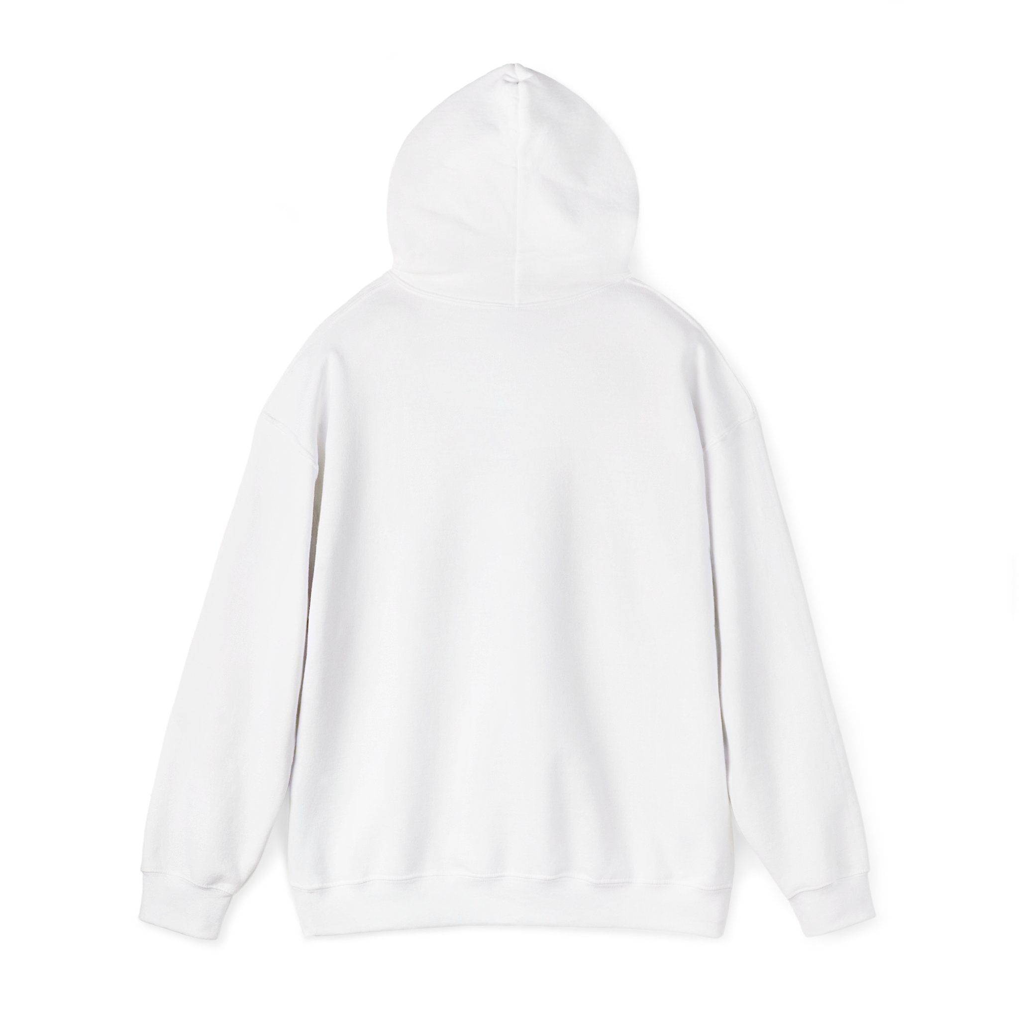 Mens X-Press Quality White Plain Heavy Blend™ Hooded Sweatshirt