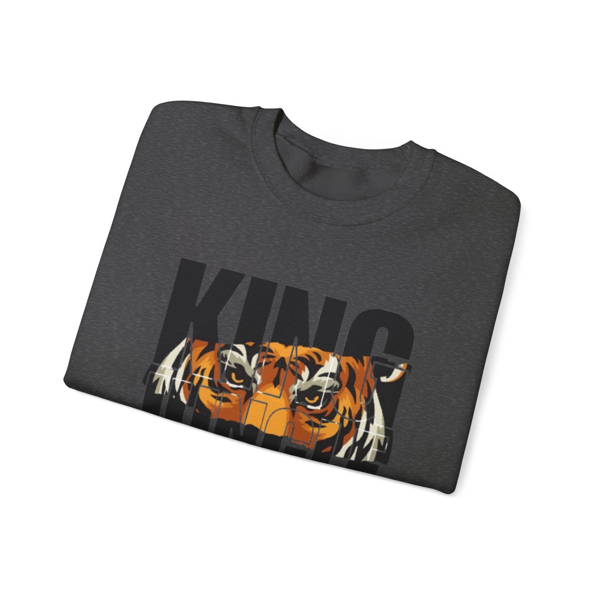 King of the Jungle Tiger Graphic Men's Premium Sweatshirt | The Fashion Studio Graphic Men's Premium Sweatshirt
