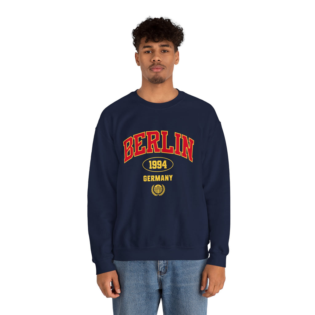 Berlin 1994 Vintage Graphic Premium Men's Sweatshirt | The Fashion Studio Graphic Premium Men's Sweatshirt