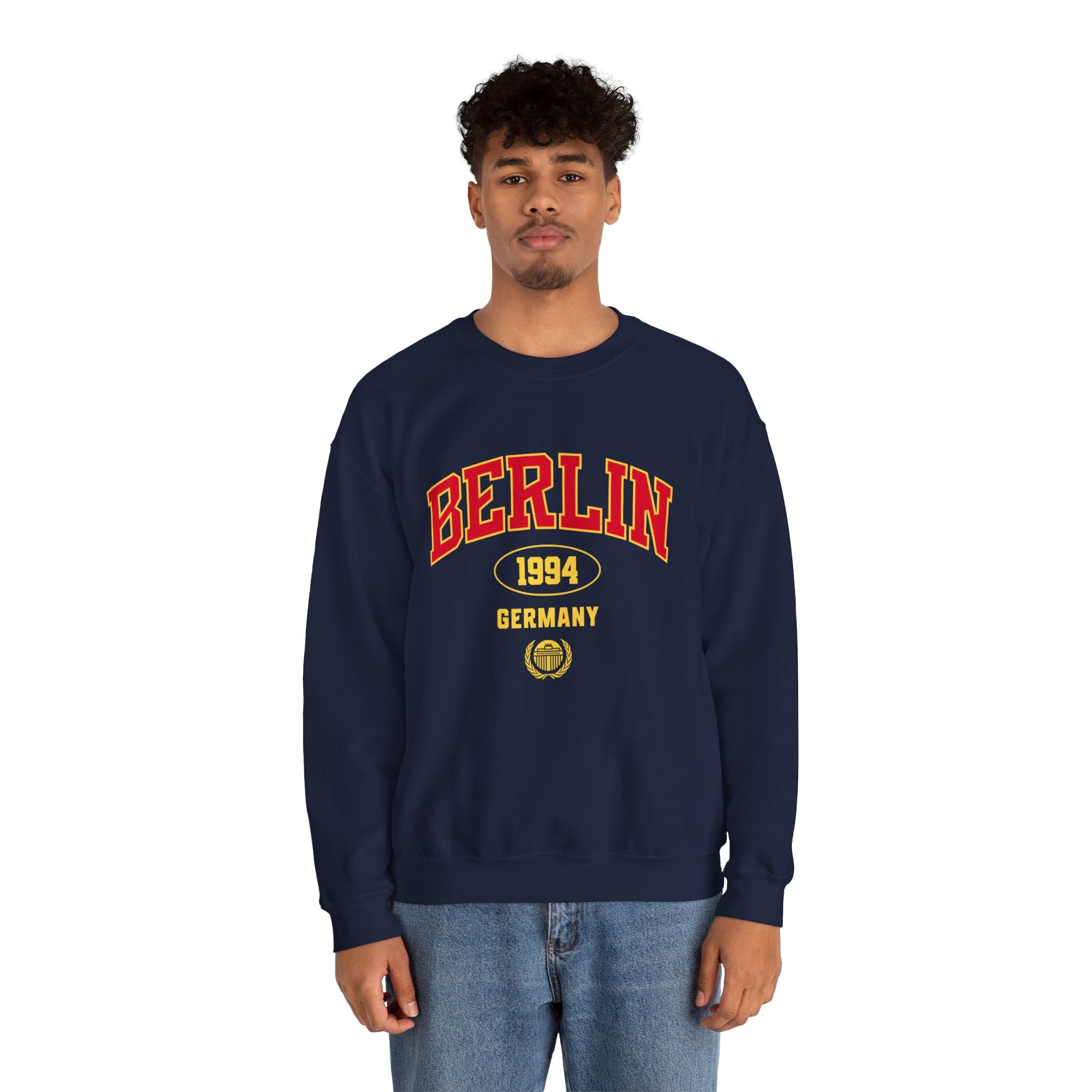 Berlin 1994 Vintage Graphic Premium Men's Sweatshirt | The Fashion Studio Graphic Premium Men's Sweatshirt