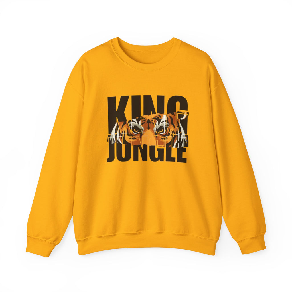 King of the Jungle Tiger Graphic Men's Premium Sweatshirt | The Fashion Studio Graphic Men's Premium Sweatshirt