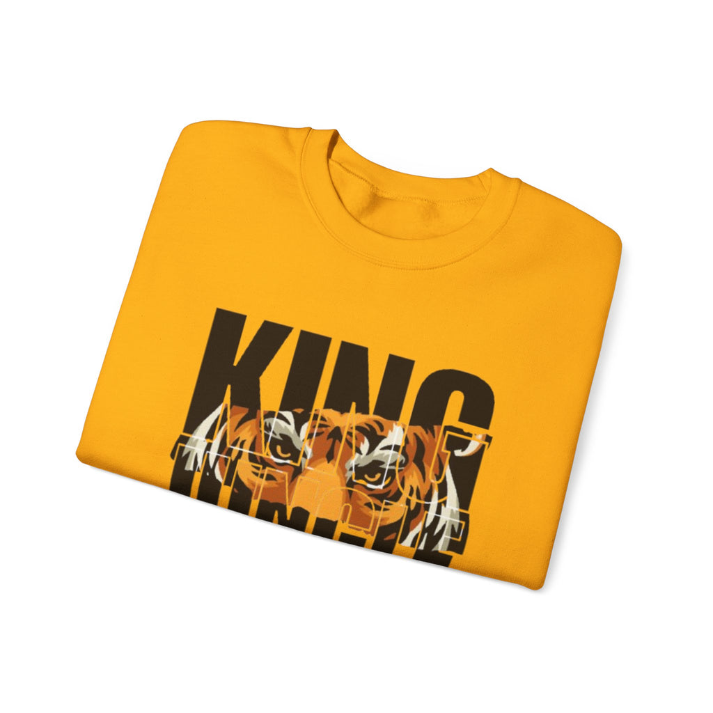 King of the Jungle Tiger Graphic Men's Premium Sweatshirt | The Fashion Studio Graphic Men's Premium Sweatshirt