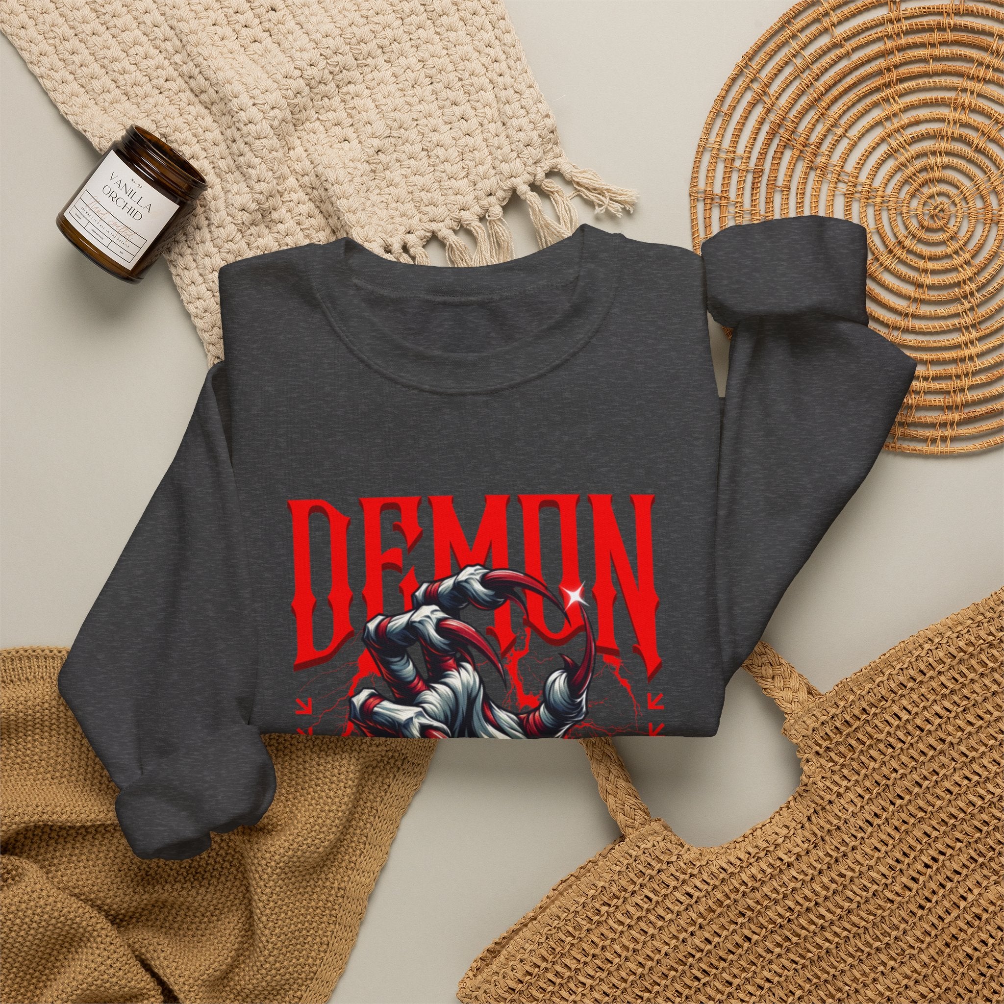 Demon Claws Graphic Premium Men's Sweatshirt | The Fashion Studio Graphic Premium Men's Sweatshirt