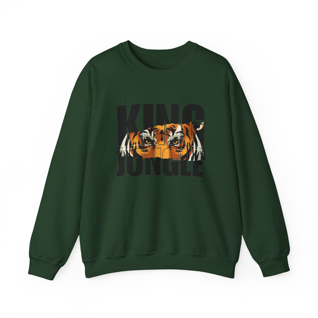 King of the Jungle Tiger Graphic Men's Premium Sweatshirt | The Fashion Studio Graphic Men's Premium Sweatshirt