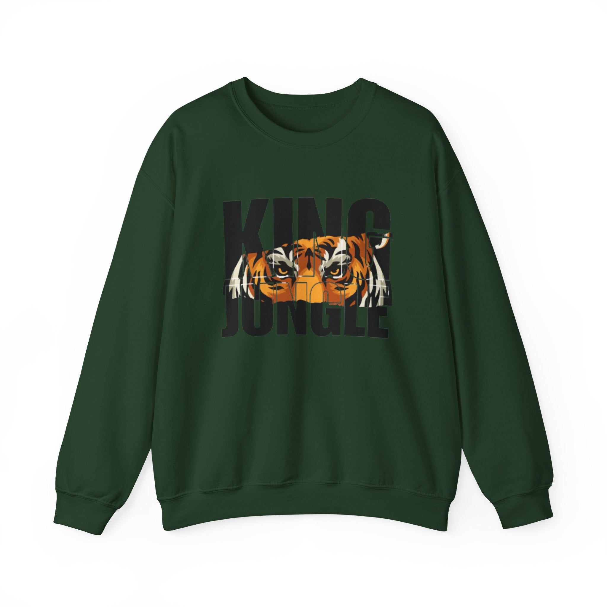 King of the Jungle Tiger Graphic Men's Premium Sweatshirt | The Fashion Studio Graphic Men's Premium Sweatshirt