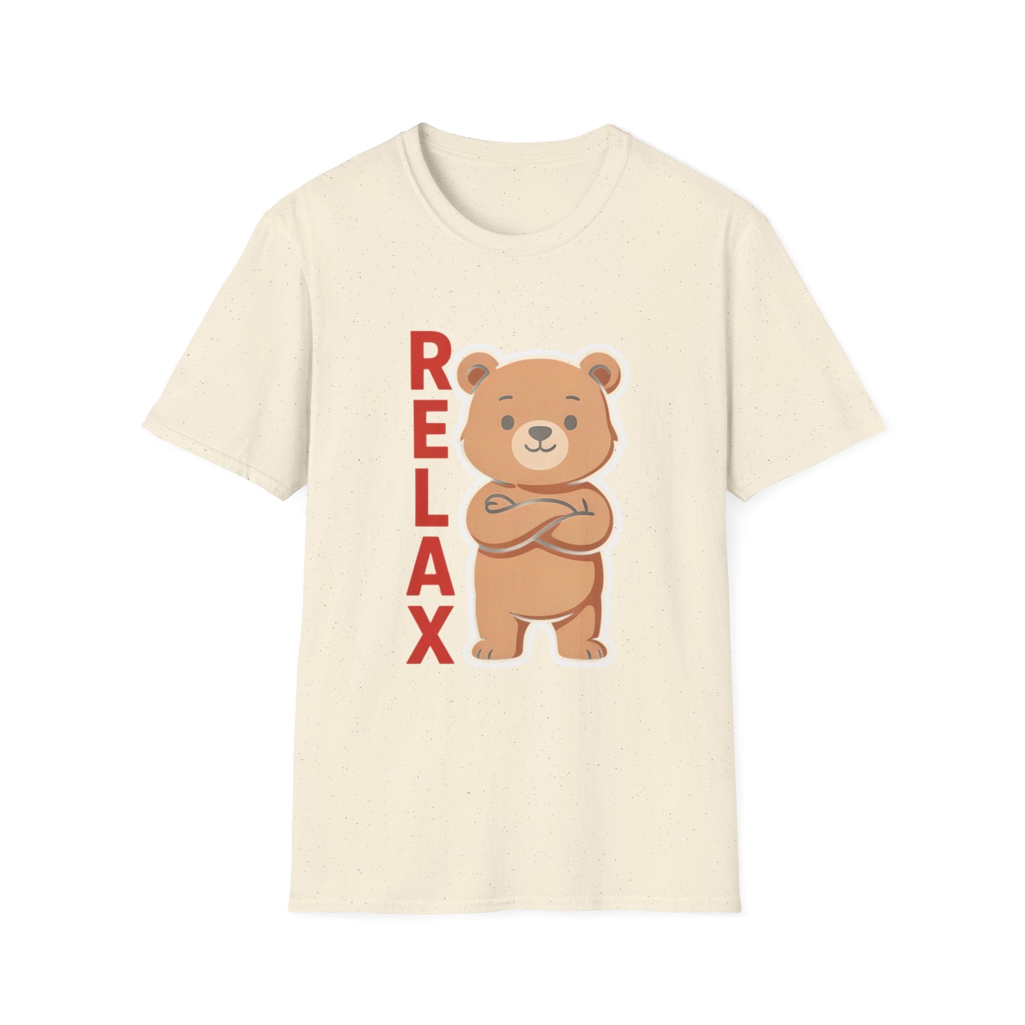 Relax Bear Graphic T-Shirt | Cute Cartoon Oversized Unisex Streetwear Tee | The Fashion Studio