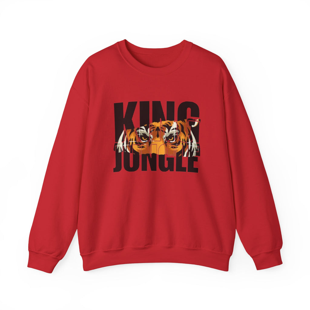 King of the Jungle Tiger Graphic Men's Premium Sweatshirt | The Fashion Studio Graphic Men's Premium Sweatshirt