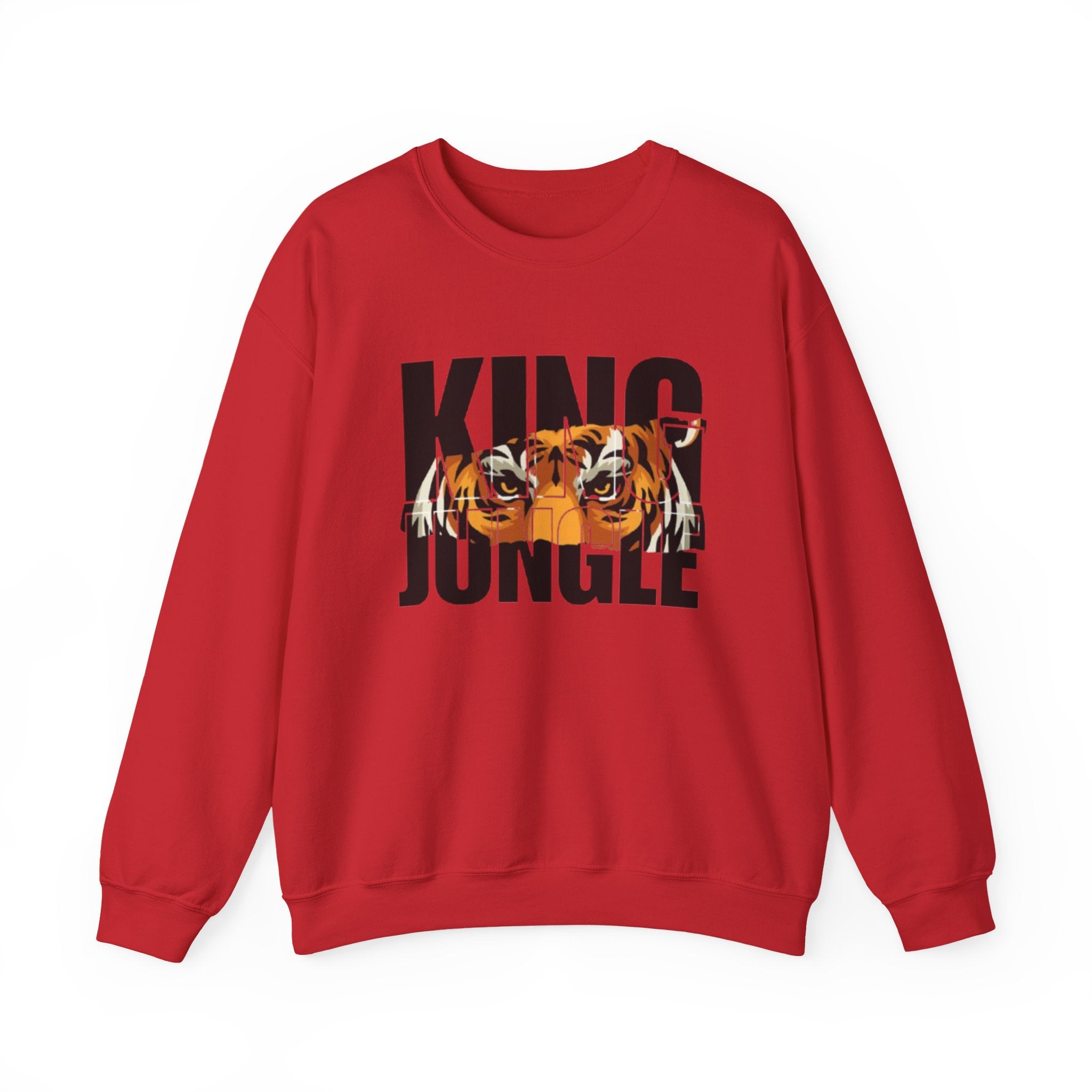King of the Jungle Tiger Graphic Men's Premium Sweatshirt | The Fashion Studio Graphic Men's Premium Sweatshirt