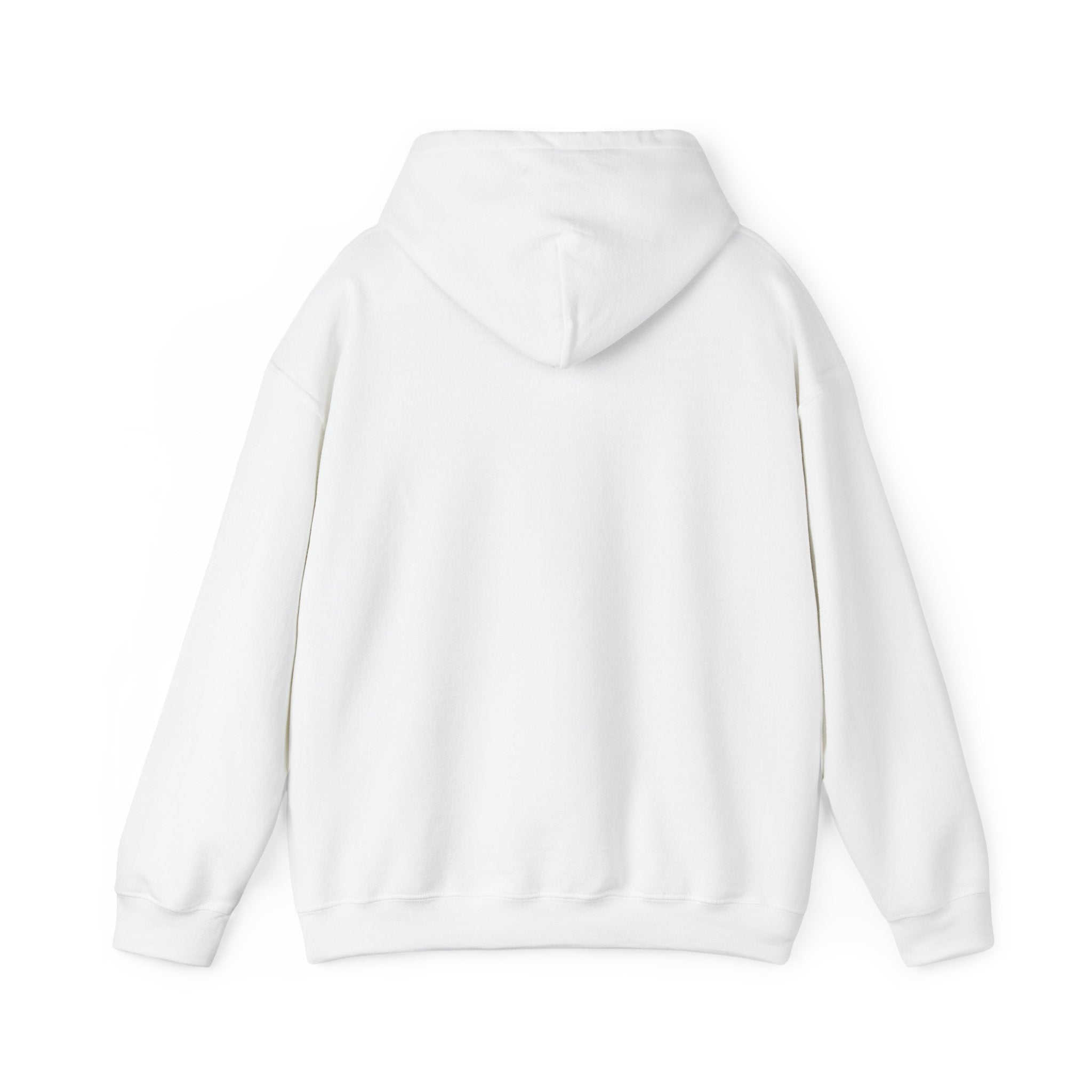 Mens X-Press Quality White Plain Heavy Blend™ Hooded Sweatshirt