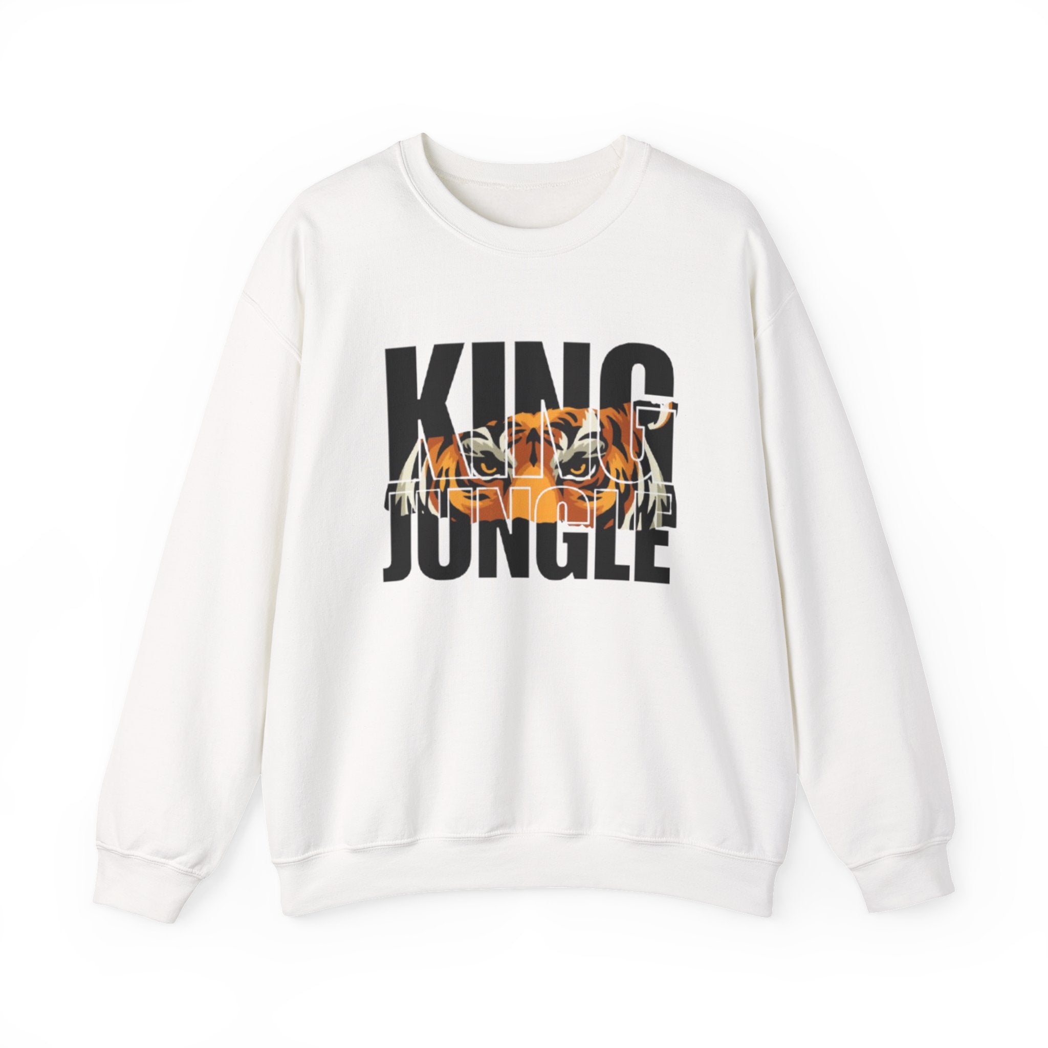 King of the Jungle Tiger Graphic Men's Premium Sweatshirt | The Fashion Studio Graphic Men's Premium Sweatshirt