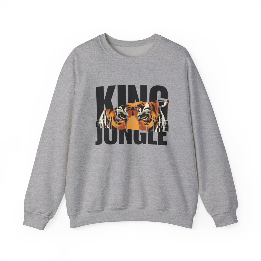 King of the Jungle Tiger Graphic Men's Premium Sweatshirt | The Fashion Studio Graphic Men's Premium Sweatshirt