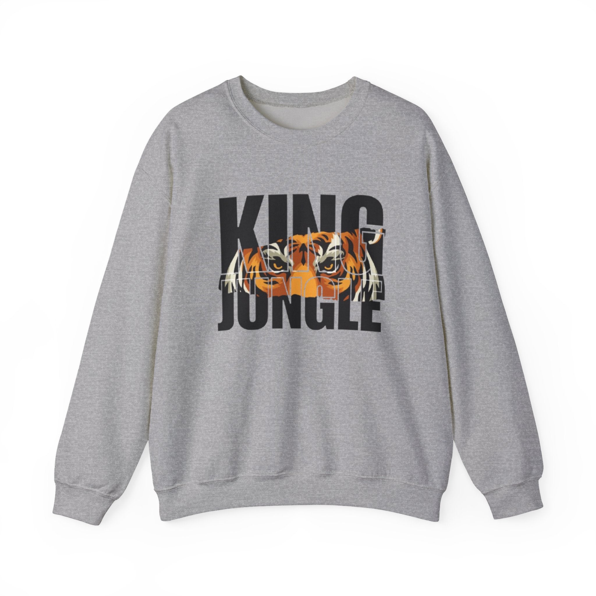 King of the Jungle Tiger Graphic Men's Premium Sweatshirt | The Fashion Studio Graphic Men's Premium Sweatshirt