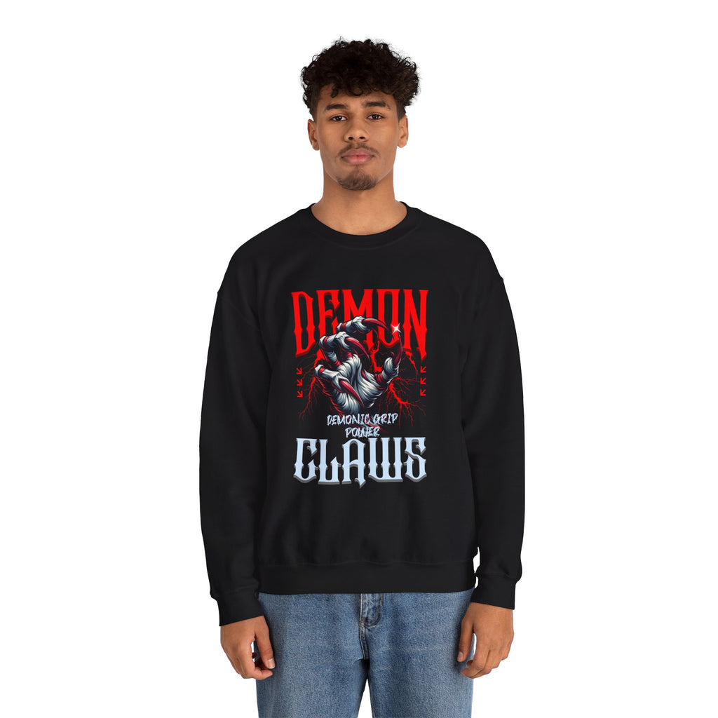Demon Claws Graphic Premium Men's Sweatshirt | The Fashion Studio Graphic Premium Men's Sweatshirt