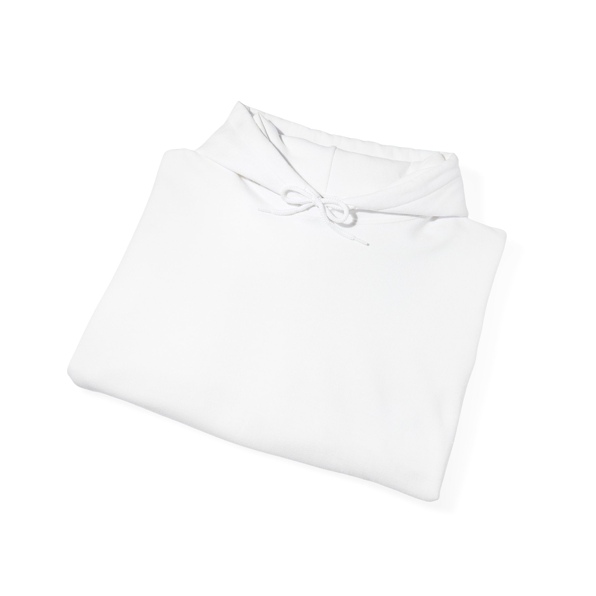 Mens X-Press Quality White Plain Heavy Blend™ Hooded Sweatshirt
