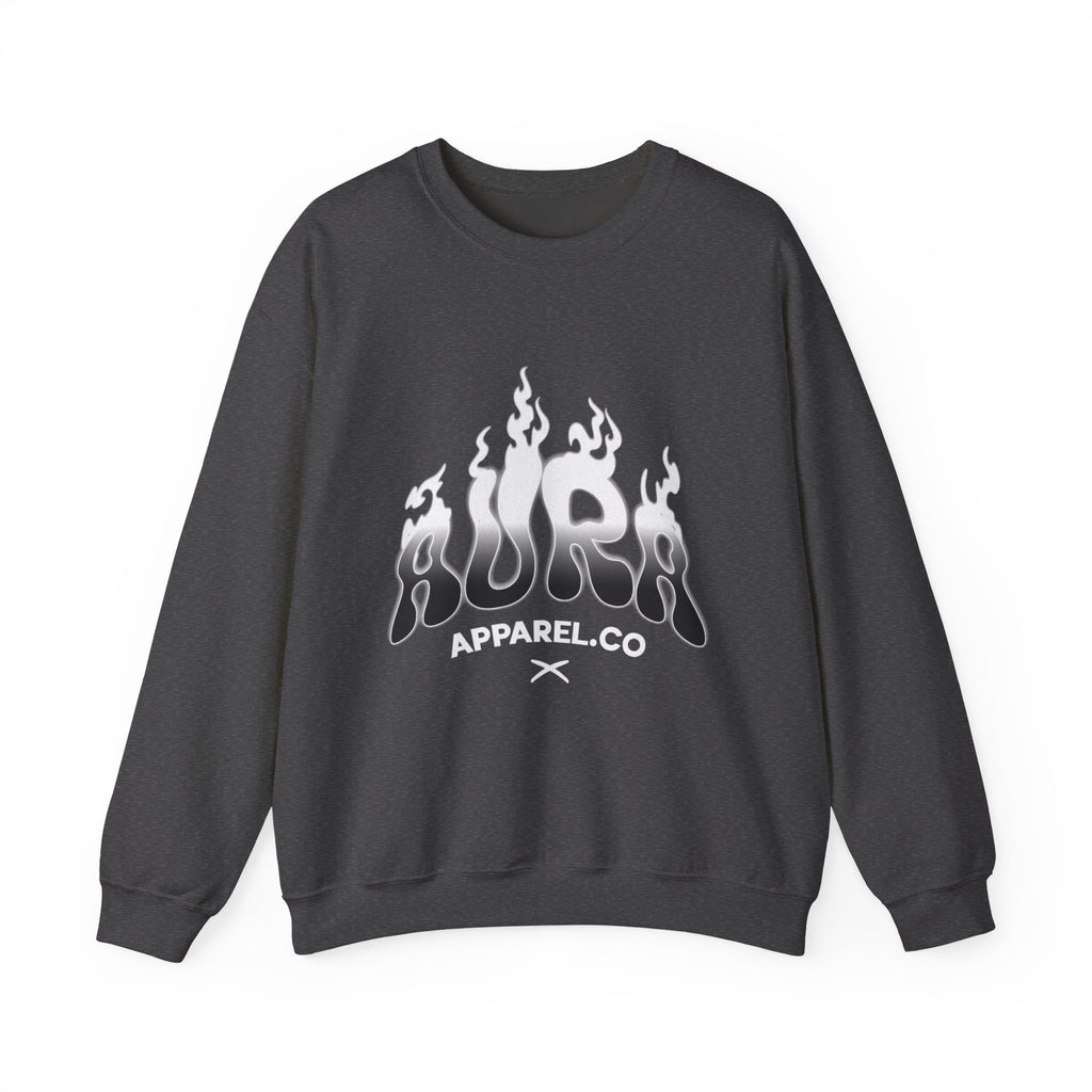 Aura Surf Flame Graphic Premium Men's Sweatshirt | The Fashion Studio Graphic Premium Men's Sweatshirt