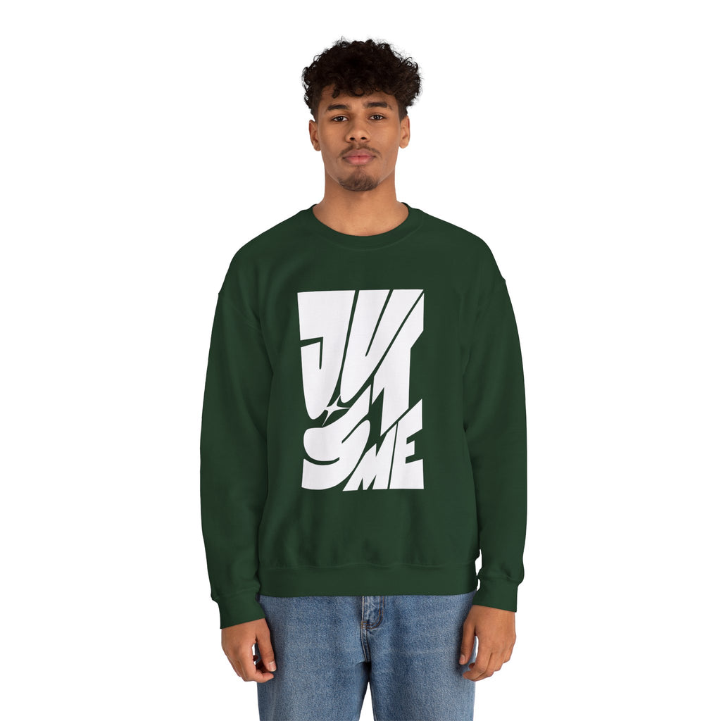 Just Me Typography Graphic Premium Men's Sweatshirt | The Fashion Studio Graphic Premium Men's Sweatshirt