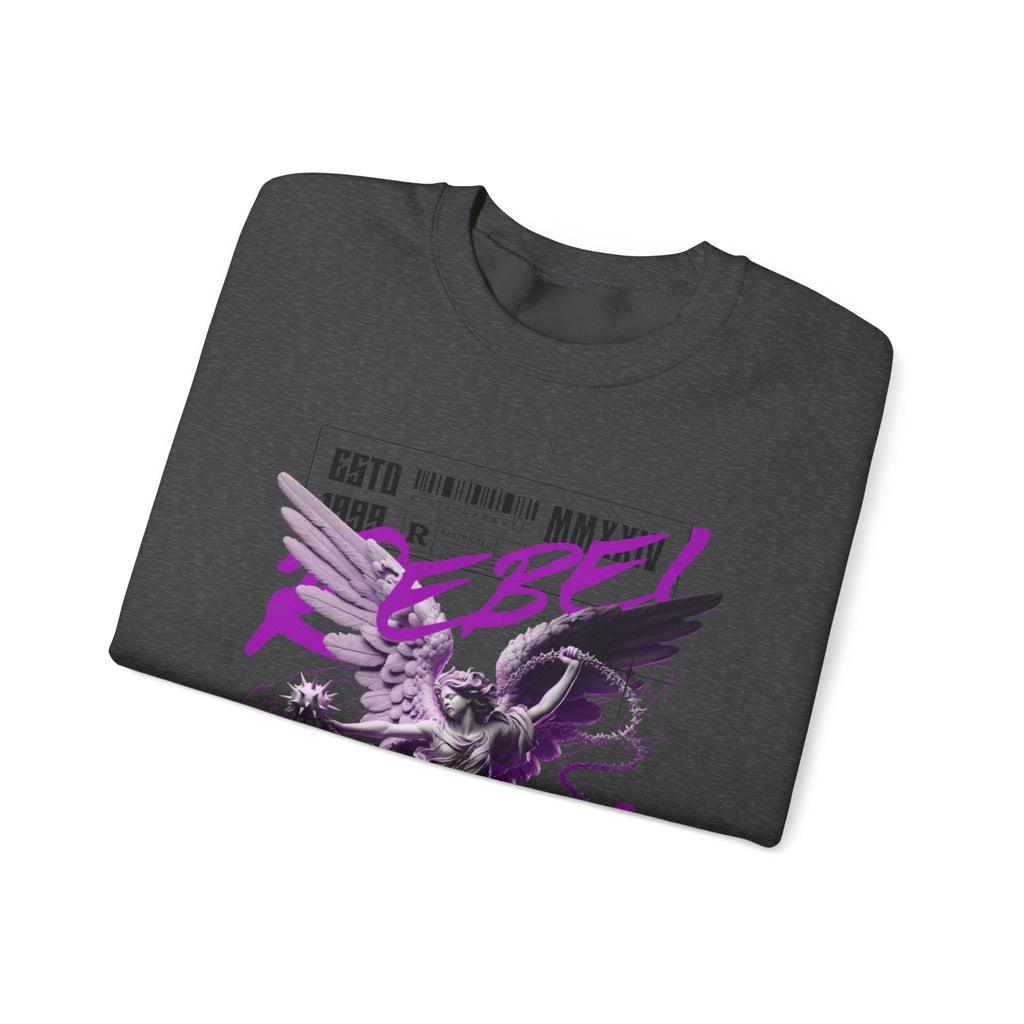 Rebel Angel Graffiti Graphic Premium Men's Sweatshirt | The Fashion Studio Graphic Premium Men's Sweatshirt