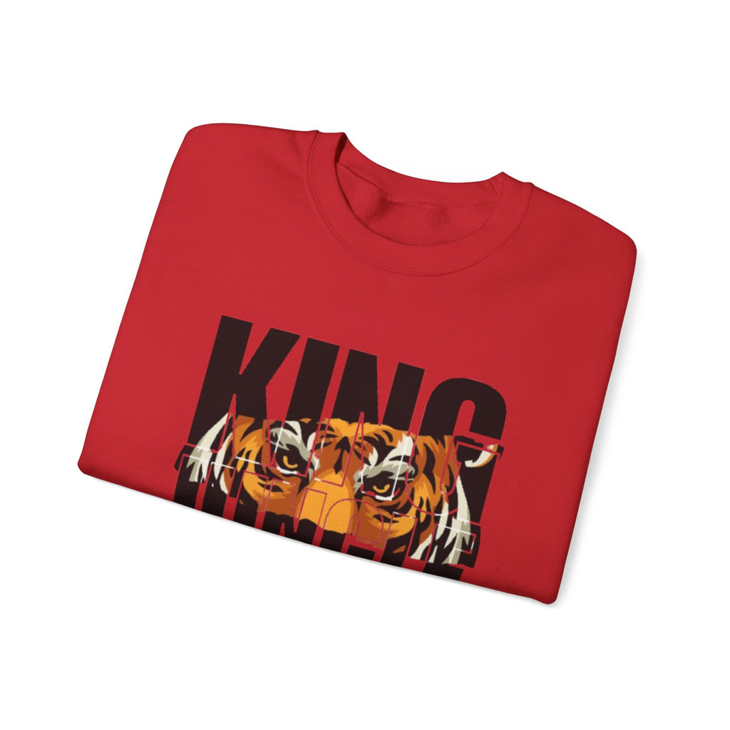 King of the Jungle Tiger Graphic Men's Premium Sweatshirt | The Fashion Studio Graphic Men's Premium Sweatshirt