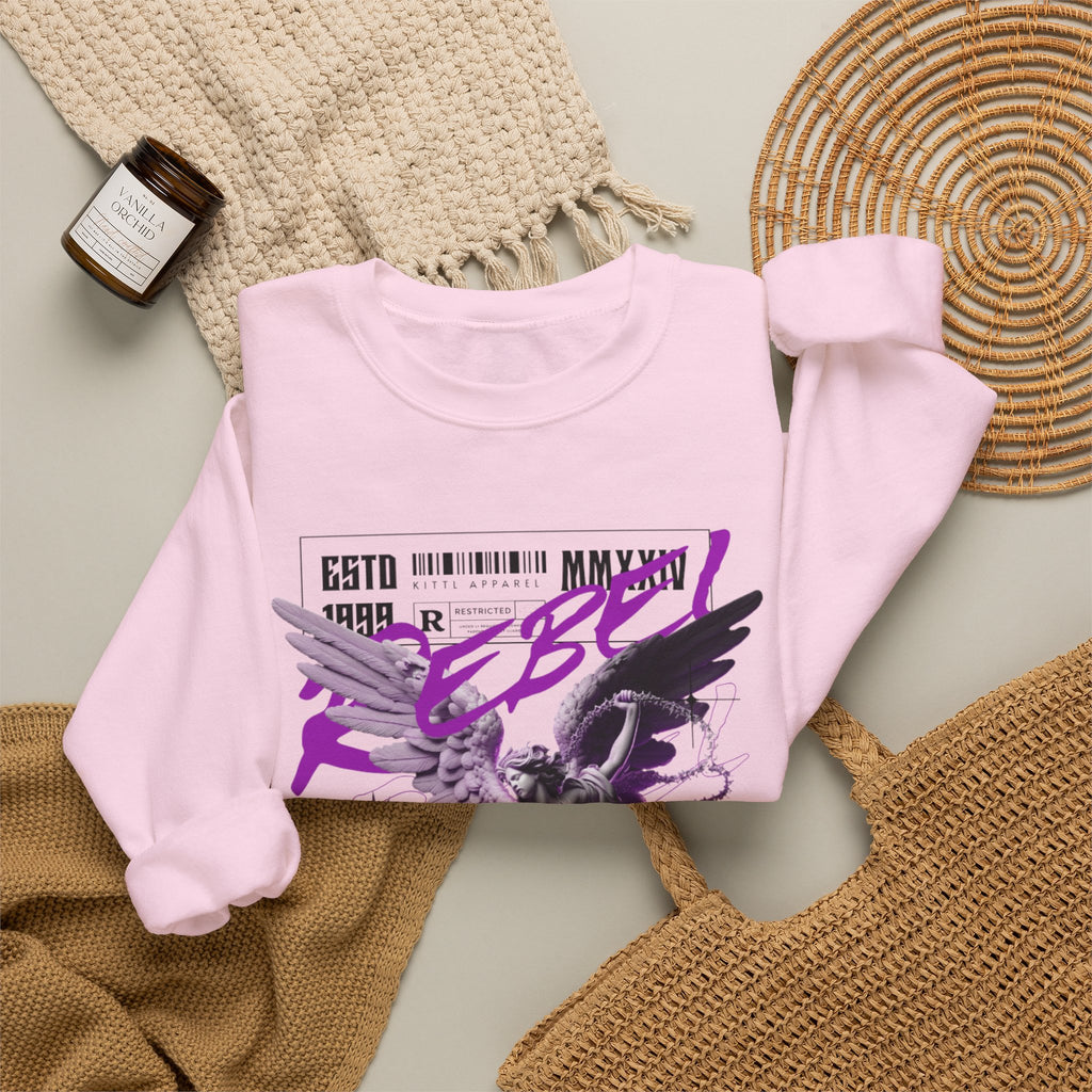 Rebel Angel Graffiti Graphic Premium Men's Sweatshirt | The Fashion Studio Graphic Premium Men's Sweatshirt