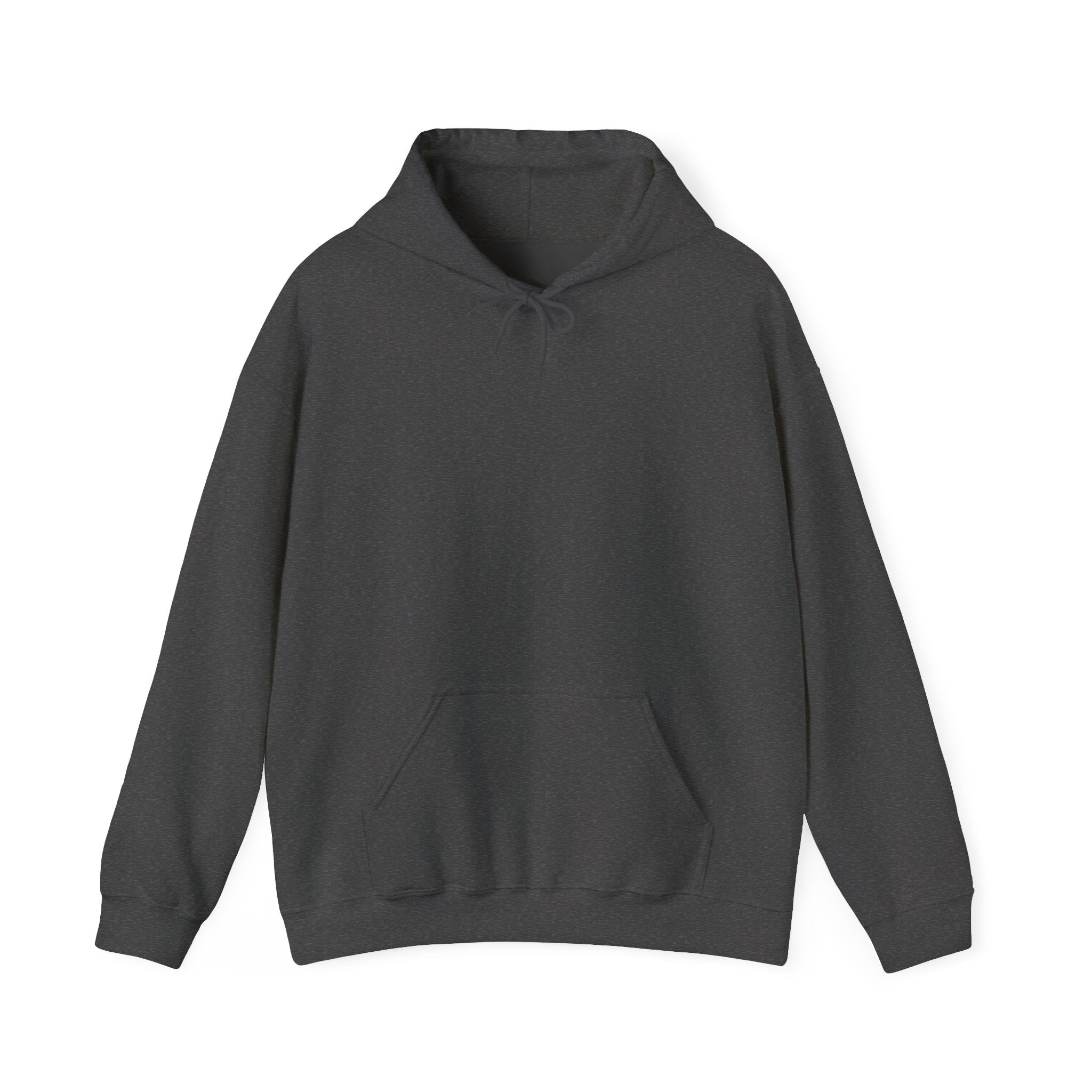 Mens X-Prees Quality  plain Dark Heather Heavy Blend™ Hooded Sweatshirt
