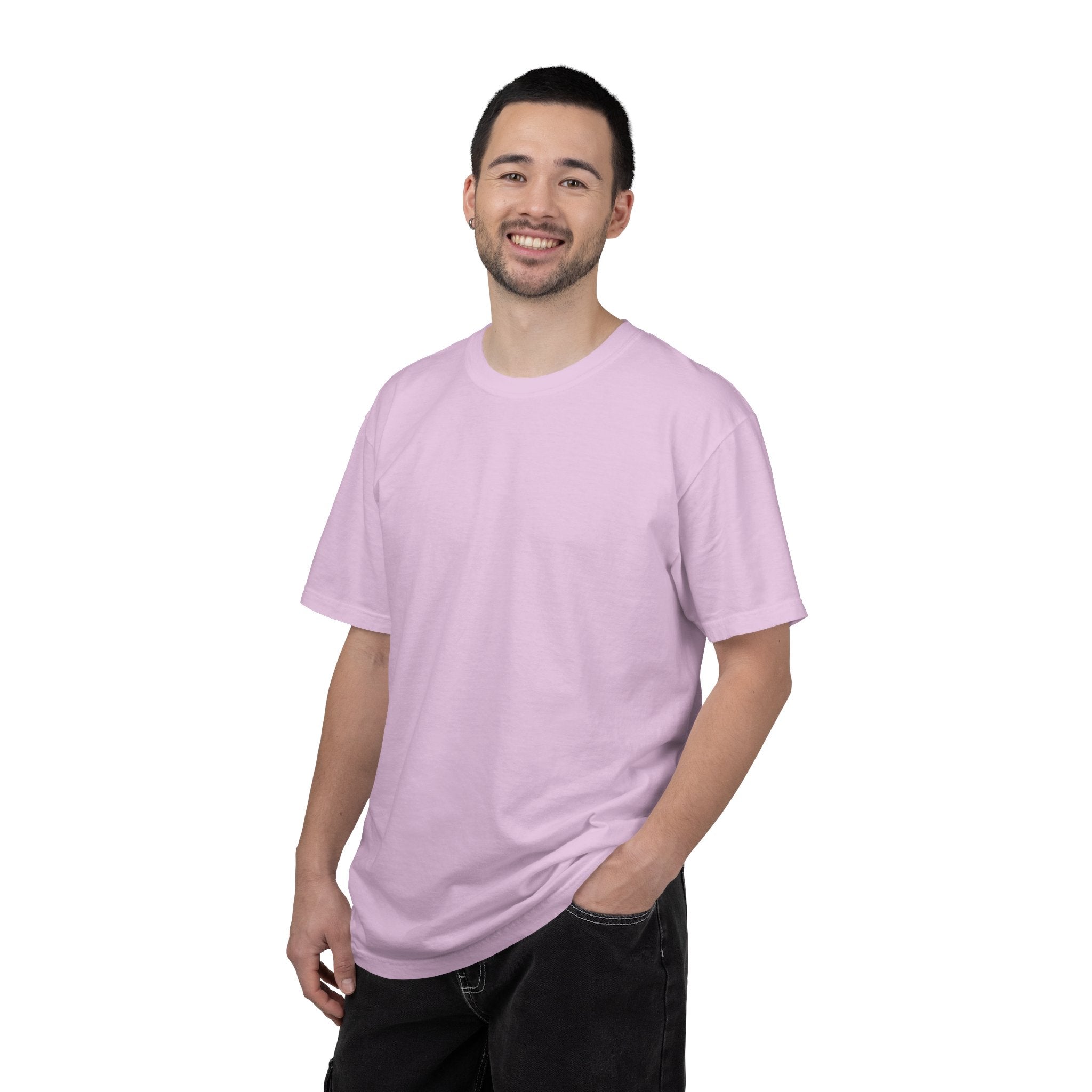 Mens X-press Quality Garment-Dyed Plain T-shirt