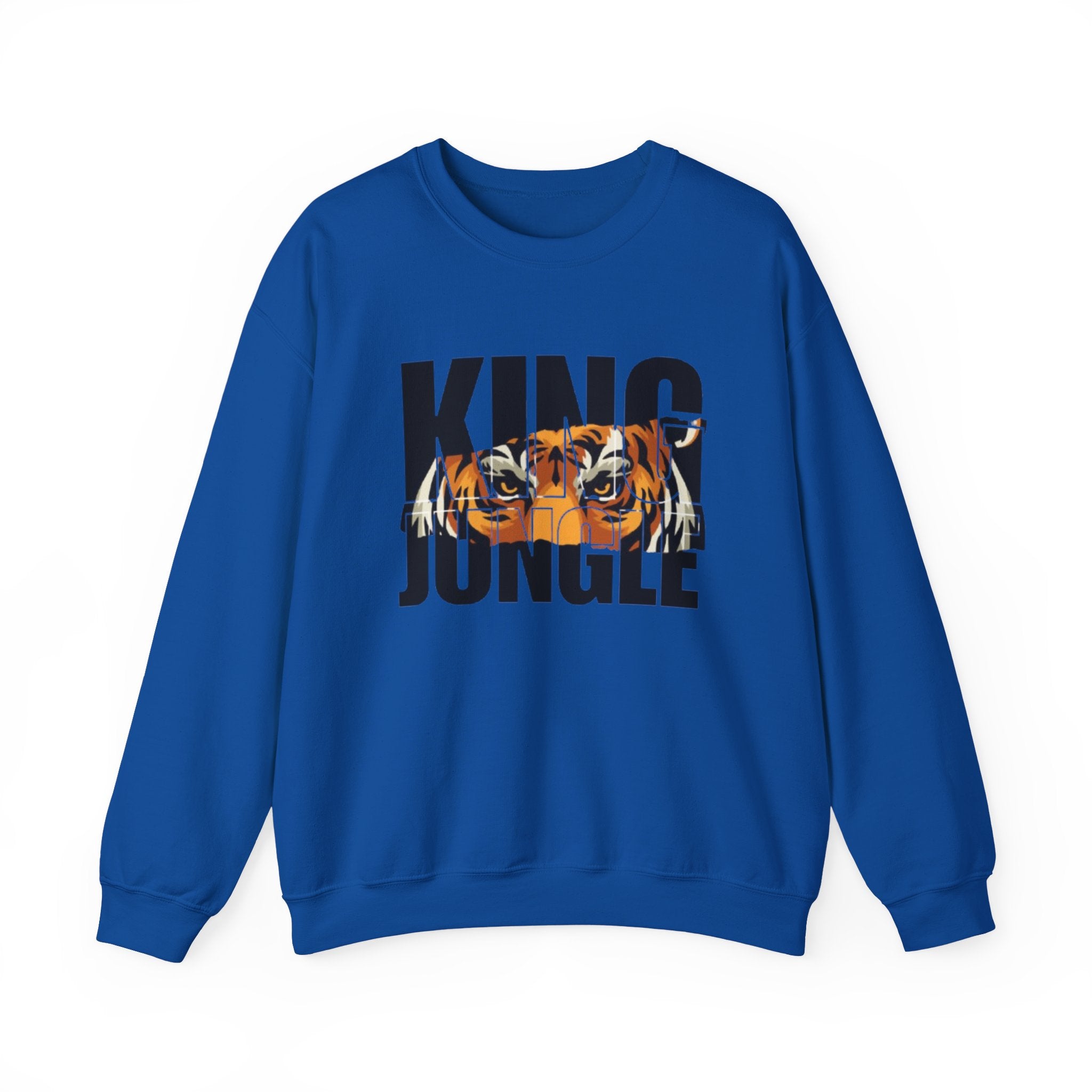 King of the Jungle Tiger Graphic Men's Premium Sweatshirt | The Fashion Studio Graphic Men's Premium Sweatshirt