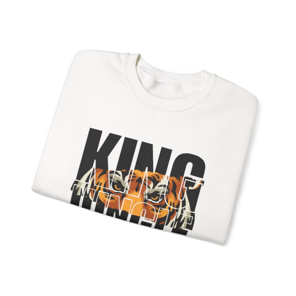 King of the Jungle Tiger Graphic Men's Premium Sweatshirt | The Fashion Studio Graphic Men's Premium Sweatshirt