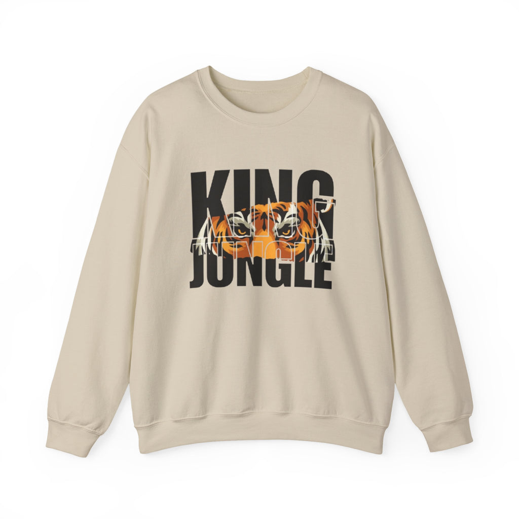 King of the Jungle Tiger Graphic Men's Premium Sweatshirt | The Fashion Studio Graphic Men's Premium Sweatshirt