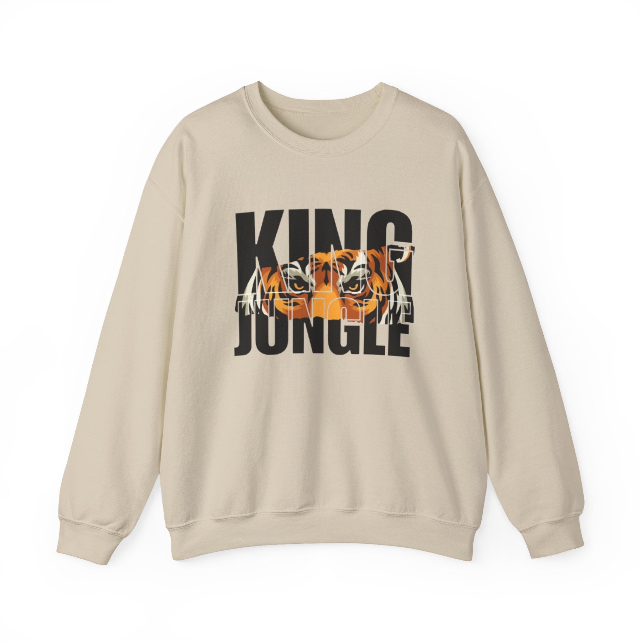 King of the Jungle Tiger Graphic Men's Premium Sweatshirt | The Fashion Studio Graphic Men's Premium Sweatshirt