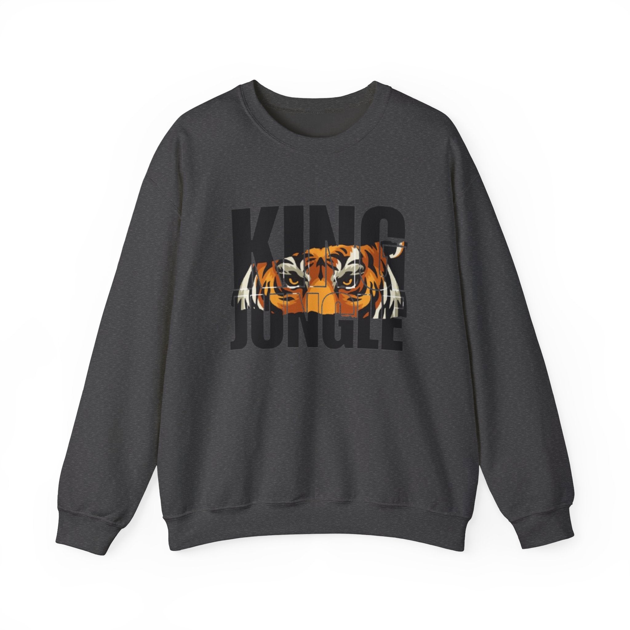 King of the Jungle Tiger Graphic Men's Premium Sweatshirt | The Fashion Studio Graphic Men's Premium Sweatshirt