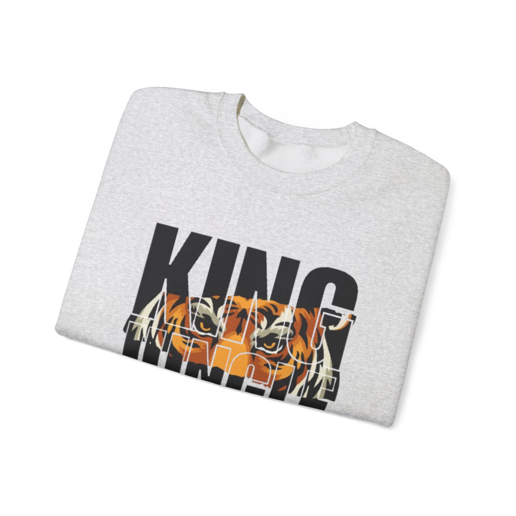 King of the Jungle Tiger Graphic Men's Premium Sweatshirt | The Fashion Studio Graphic Men's Premium Sweatshirt