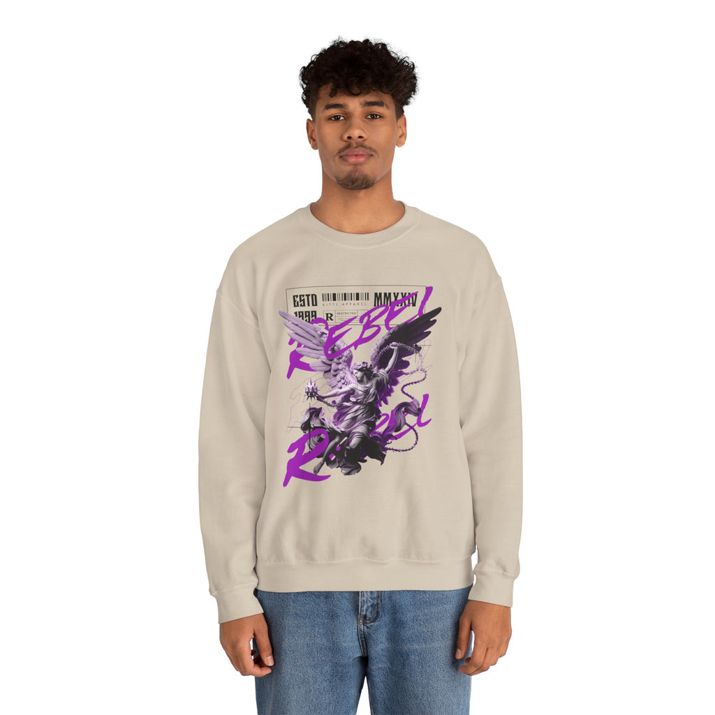 Rebel Angel Graffiti Graphic Premium Men's Sweatshirt | The Fashion Studio Graphic Premium Men's Sweatshirt