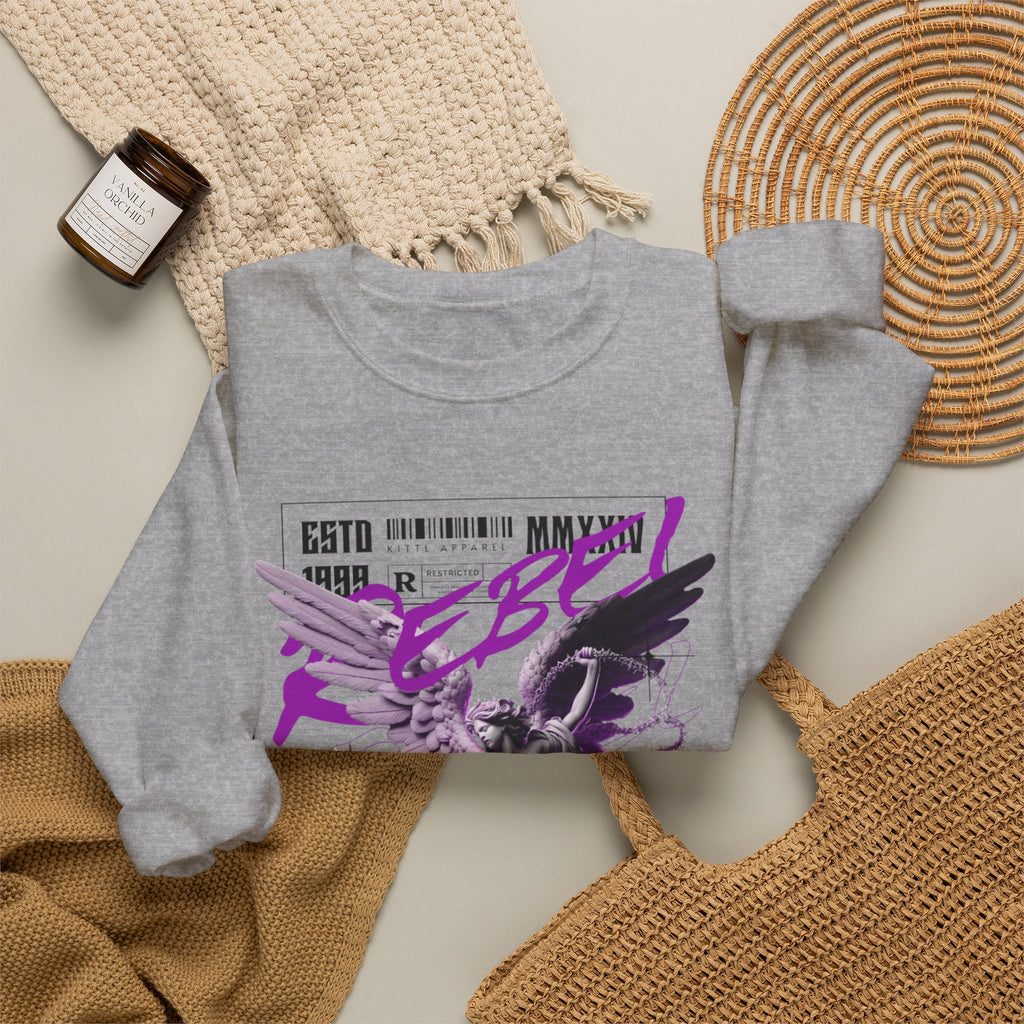 Rebel Angel Graffiti Graphic Premium Men's Sweatshirt | The Fashion Studio Graphic Premium Men's Sweatshirt
