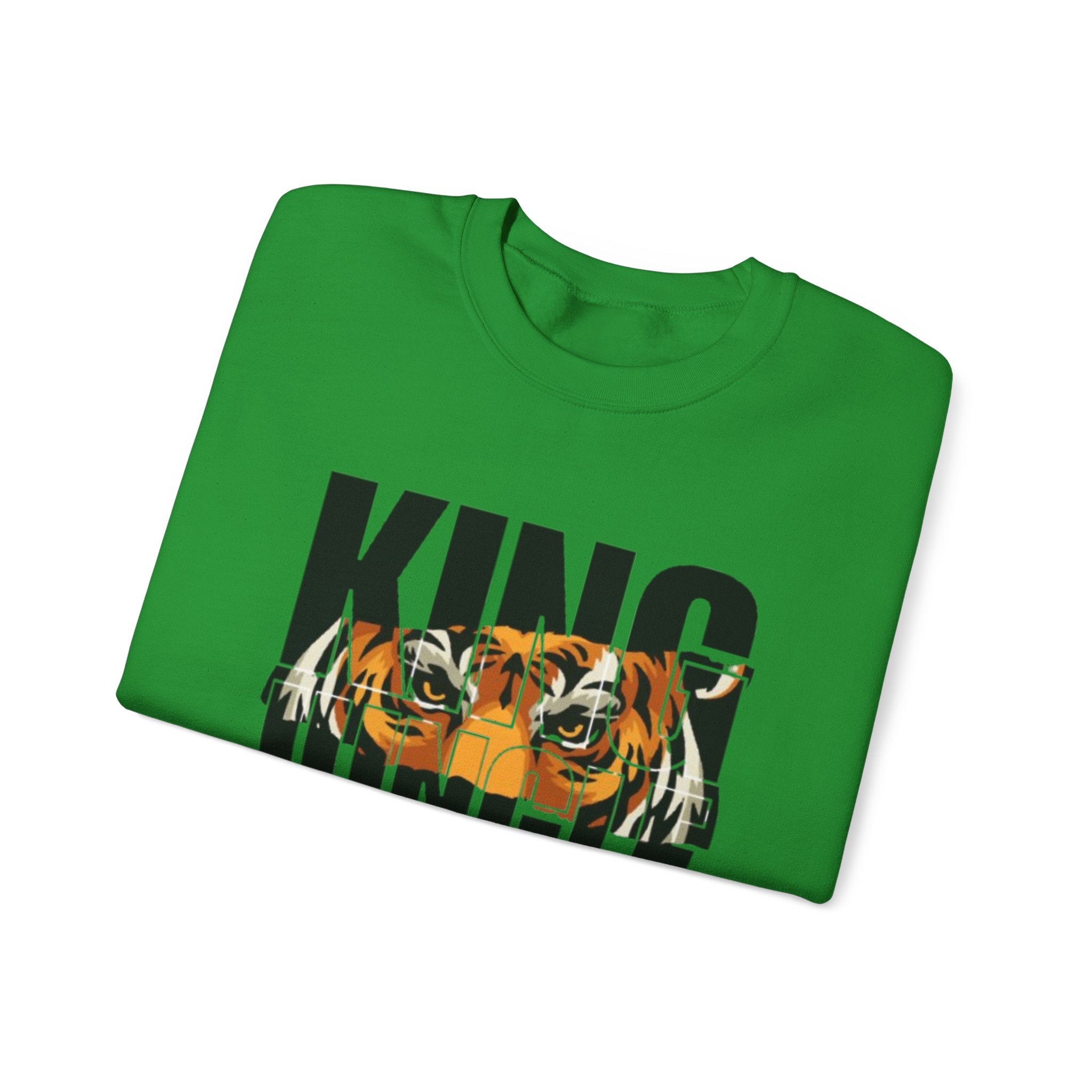 King of the Jungle Tiger Graphic Men's Premium Sweatshirt | The Fashion Studio Graphic Men's Premium Sweatshirt