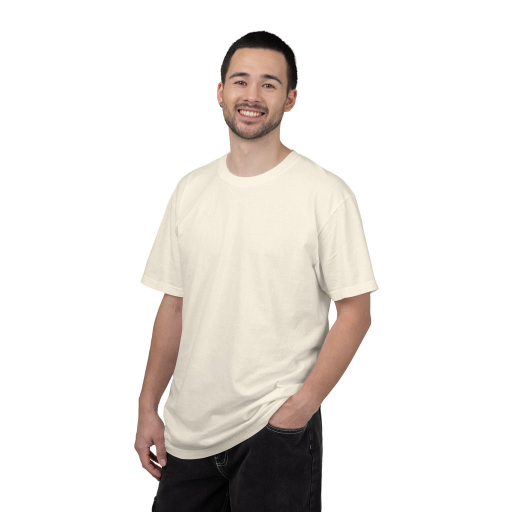 Mens X-press Quality Garment-Dyed Plain T-shirt