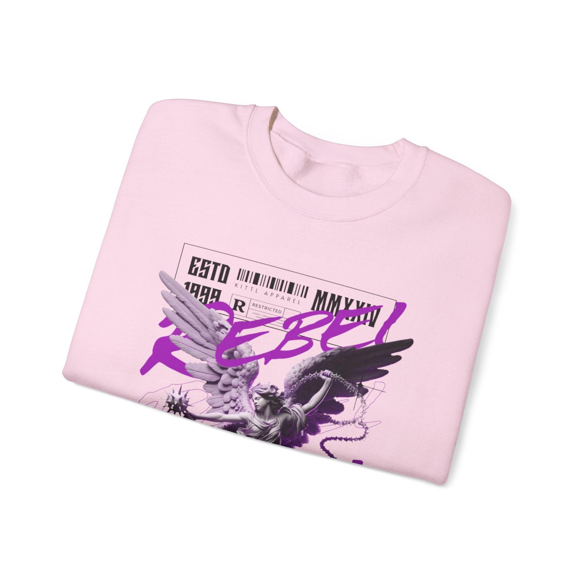 Rebel Angel Graffiti Graphic Premium Men's Sweatshirt | The Fashion Studio Graphic Premium Men's Sweatshirt