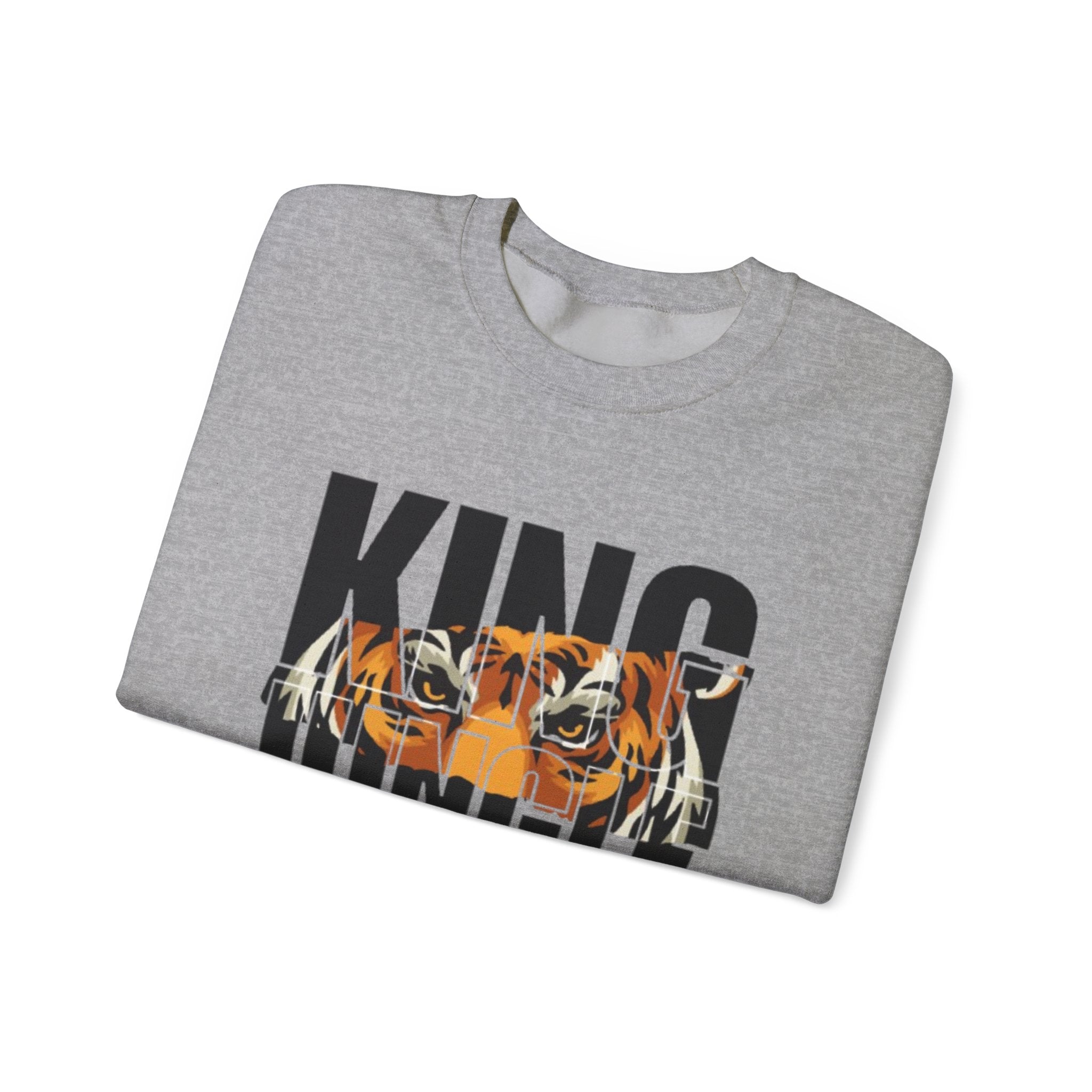 King of the Jungle Tiger Graphic Men's Premium Sweatshirt | The Fashion Studio Graphic Men's Premium Sweatshirt