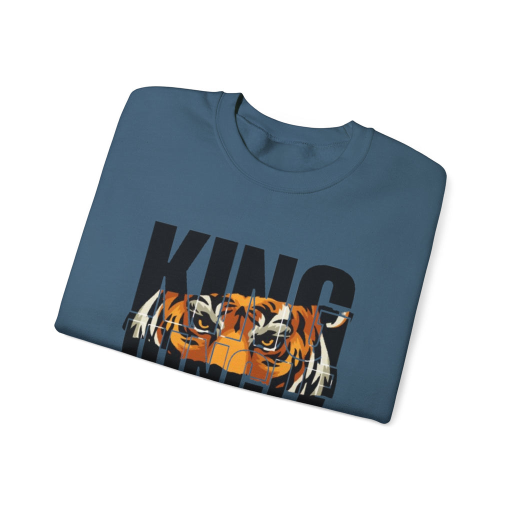 King of the Jungle Tiger Graphic Men's Premium Sweatshirt | The Fashion Studio Graphic Men's Premium Sweatshirt