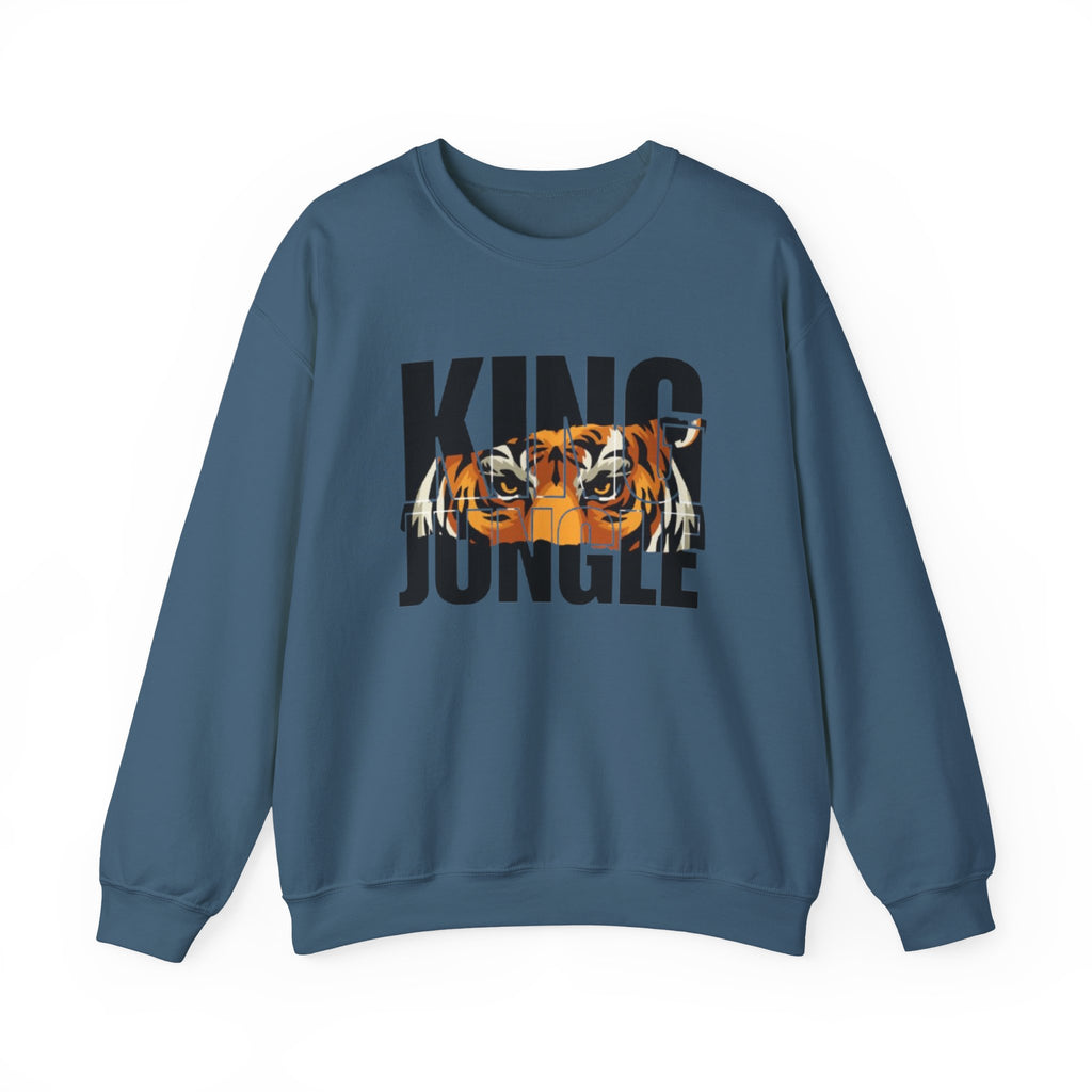 King of the Jungle Tiger Graphic Men's Premium Sweatshirt | The Fashion Studio Graphic Men's Premium Sweatshirt