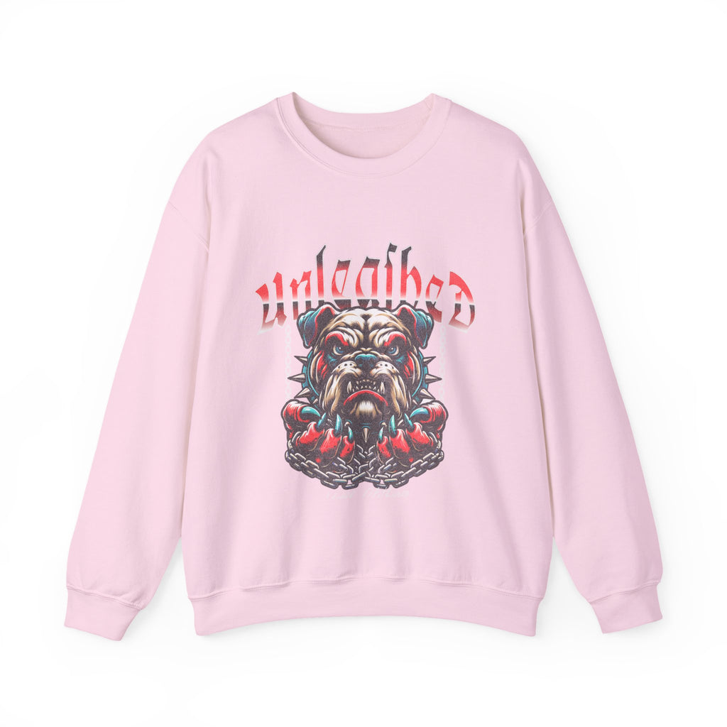 Unleashed Bulldog Graphic Premium Unisex Crewneck Sweatshirt | The Fashion Studio Graphic Premium Unisex Crewneck Sweatshirt