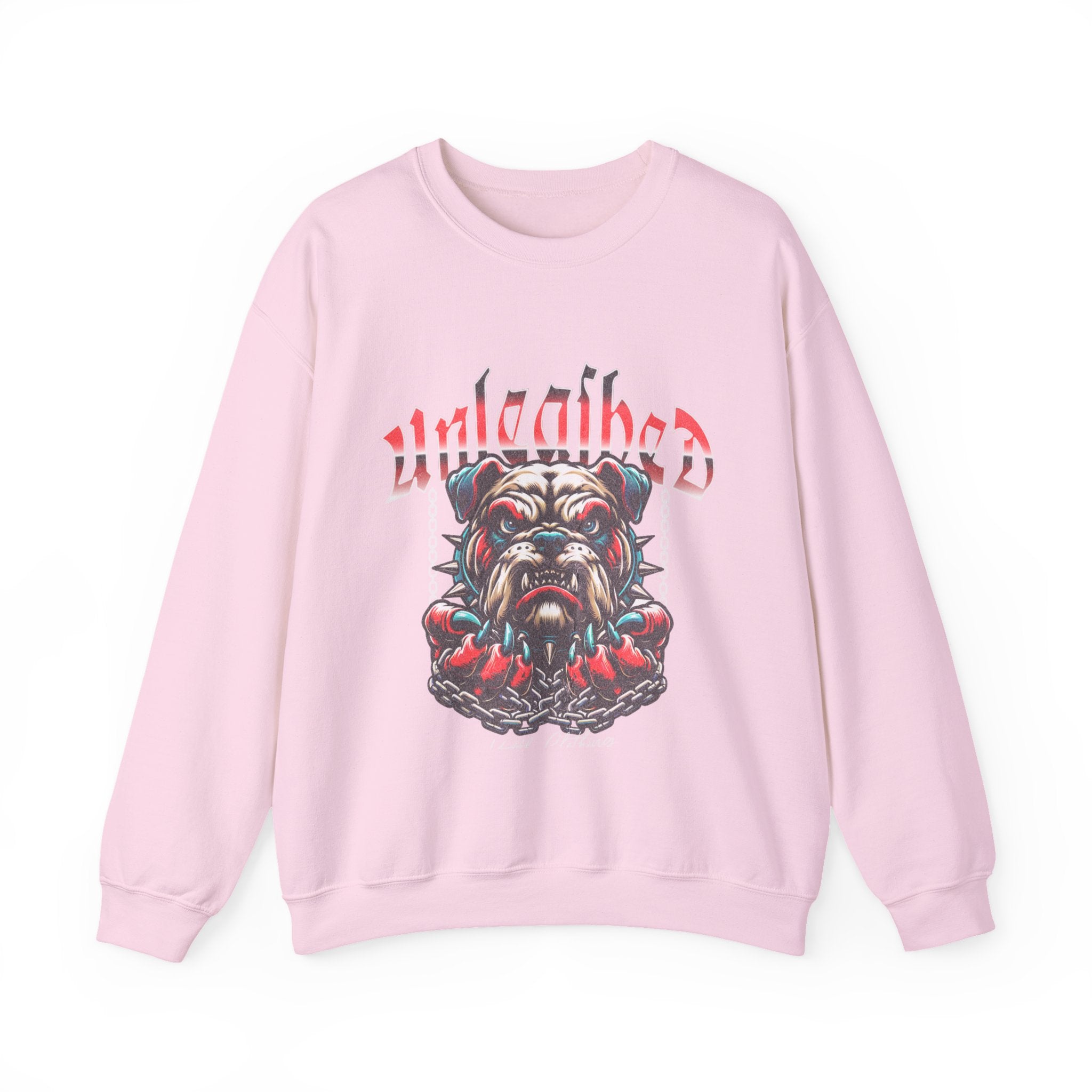 Unleashed Bulldog Graphic Premium Unisex Crewneck Sweatshirt | The Fashion Studio Graphic Premium Unisex Crewneck Sweatshirt