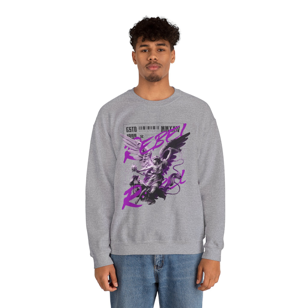 Rebel Angel Graffiti Graphic Premium Men's Sweatshirt | The Fashion Studio Graphic Premium Men's Sweatshirt
