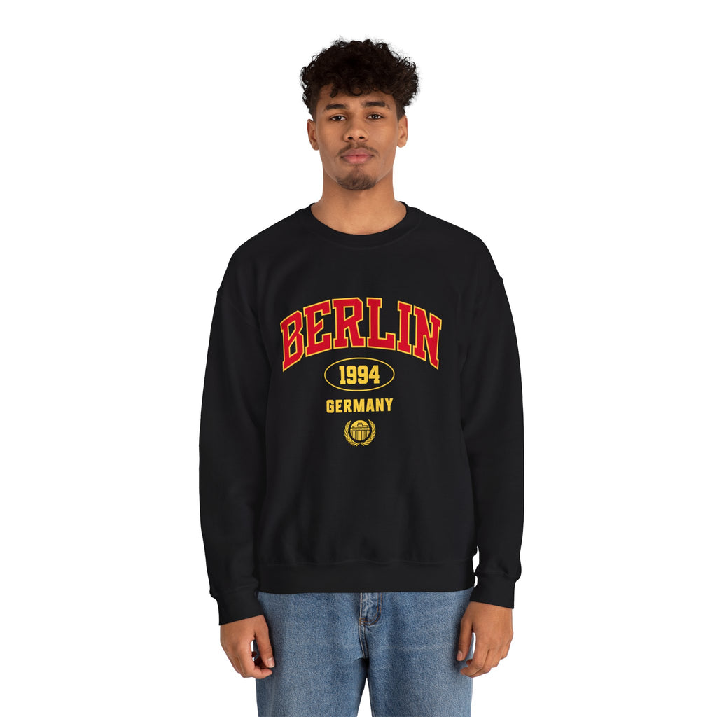 Berlin 1994 Vintage Graphic Premium Men's Sweatshirt | The Fashion Studio Graphic Premium Men's Sweatshirt