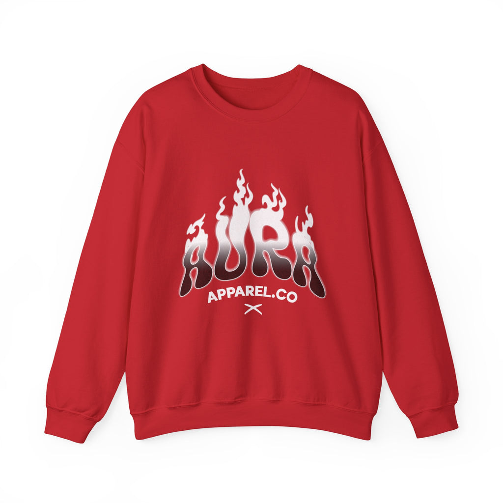 Aura Surf Flame Graphic Premium Men's Sweatshirt | The Fashion Studio Graphic Premium Men's Sweatshirt